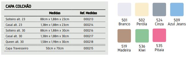 Tabela de Medidas